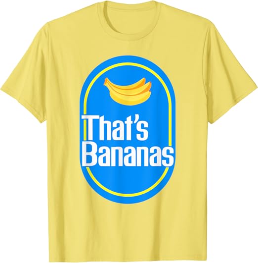 Funny bananas shirt THAT'S BANANAS tshirt Halloween